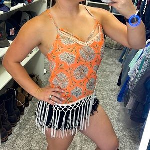 Miss-Me Fringe Western Shirt